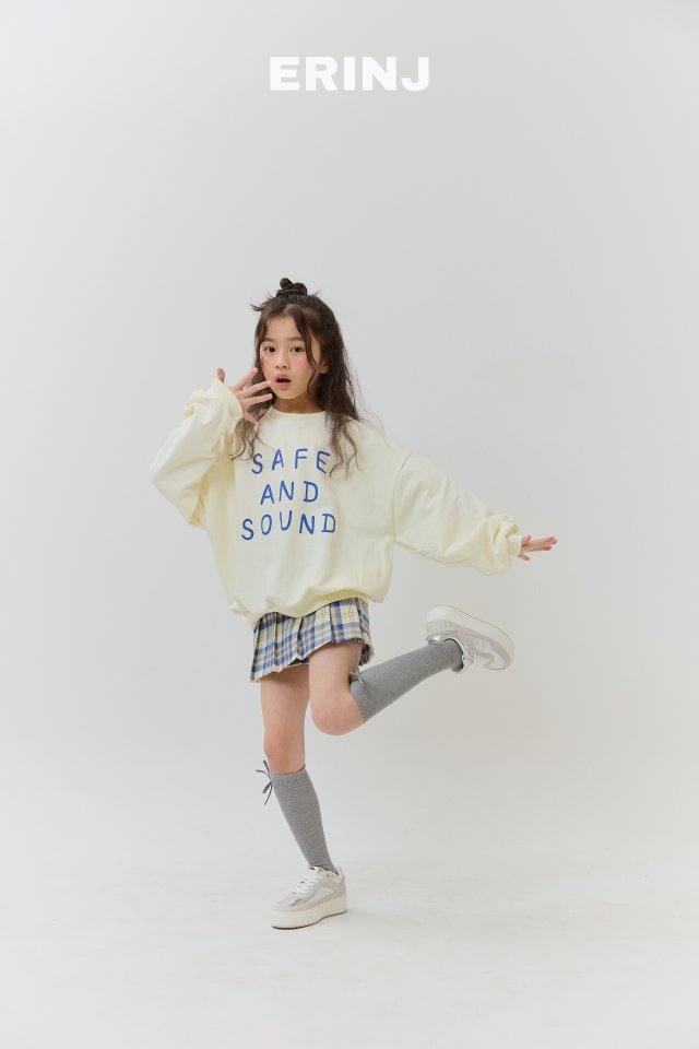 Erin J - Korean Children Fashion - #kidsstore - Check Skirt Pants - 12