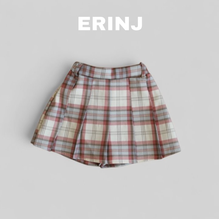 Erin J - Korean Children Fashion - #minifashionista - Check Skirt Pants - 4