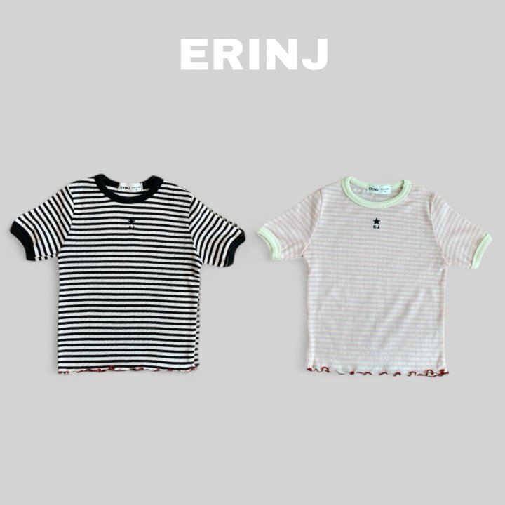 Erin J - Korean Children Fashion - #stylishchildhood - Star Stripe Tee