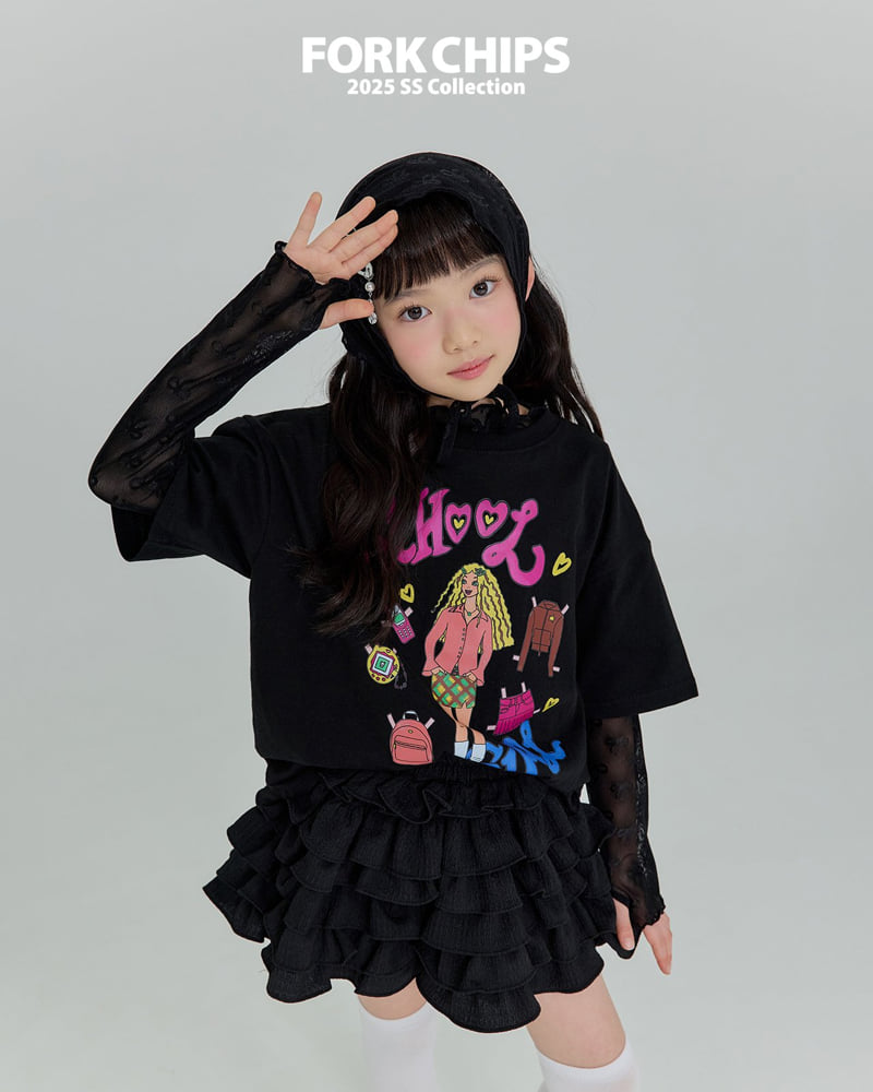 Fork Chips - Korean Children Fashion - #Kfashion4kids - Ribbon Mesh Bandana - 11