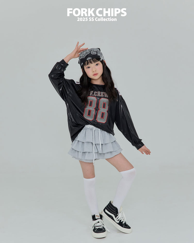 Fork Chips - Korean Children Fashion - #Kfashion4kids - 88 Tee - 9