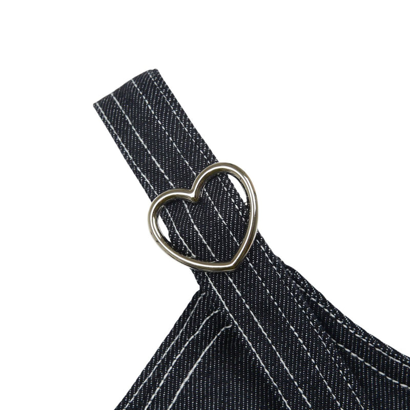 Fork Chips - Korean Children Fashion - #kidzfashiontrend - Rain Love Suspenders Top - 4
