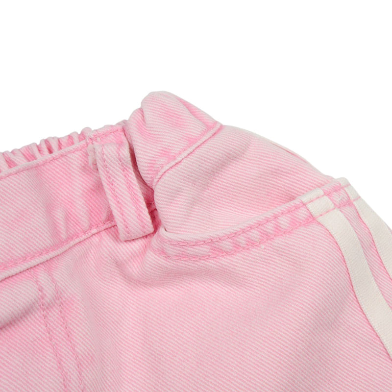 Fork Chips - Korean Children Fashion - #childofig - Pink Line Pants - 5