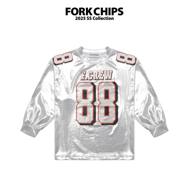 Fork Chips - Korean Children Fashion - #childofig - 88 Tee