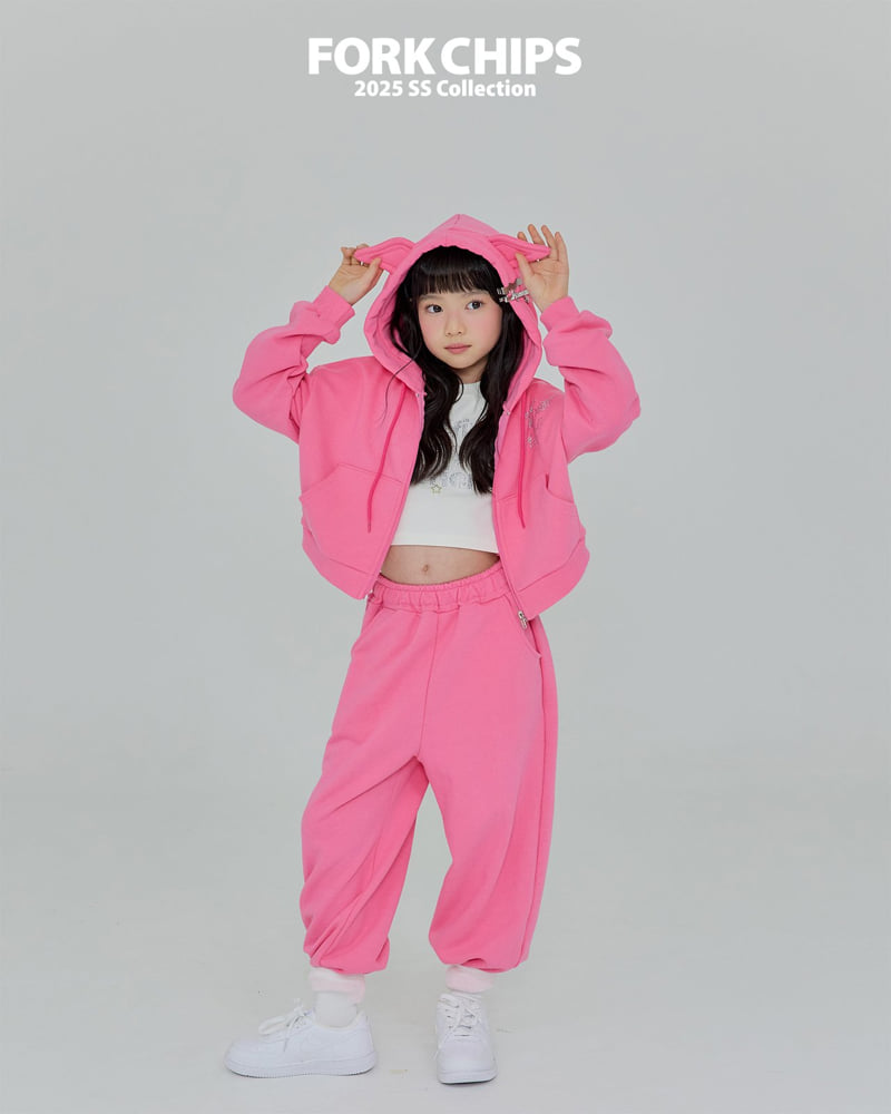 Fork Chips - Korean Children Fashion - #childofig - Angel Jogger Pants - 7