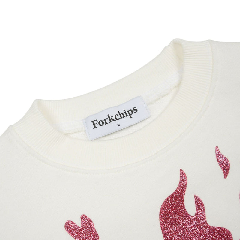 Fork Chips - Korean Children Fashion - #childrensboutique - Burning Banding Sweatshirts - 9