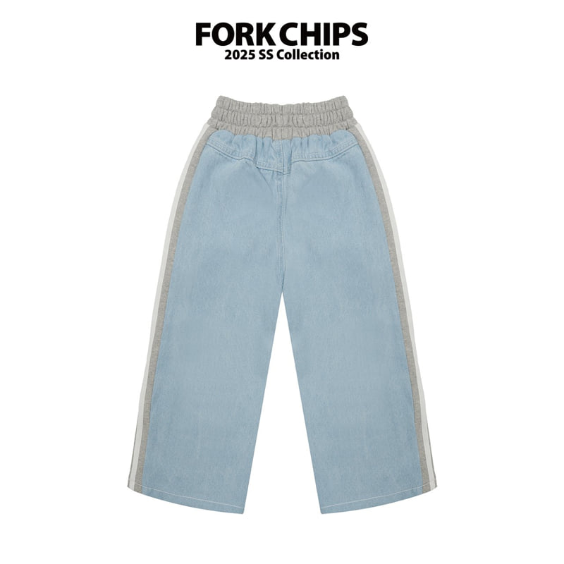 Fork Chips - Korean Children Fashion - #childrensboutique - Bless Mix Pants - 3