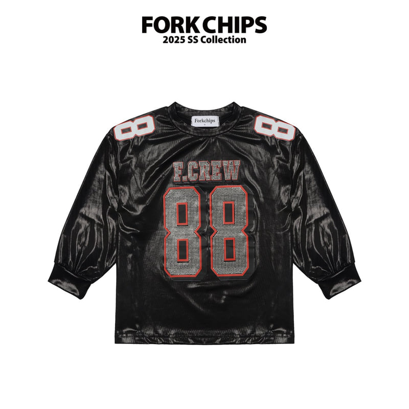 Fork Chips - Korean Children Fashion - #childrensboutique - 88 Tee - 2
