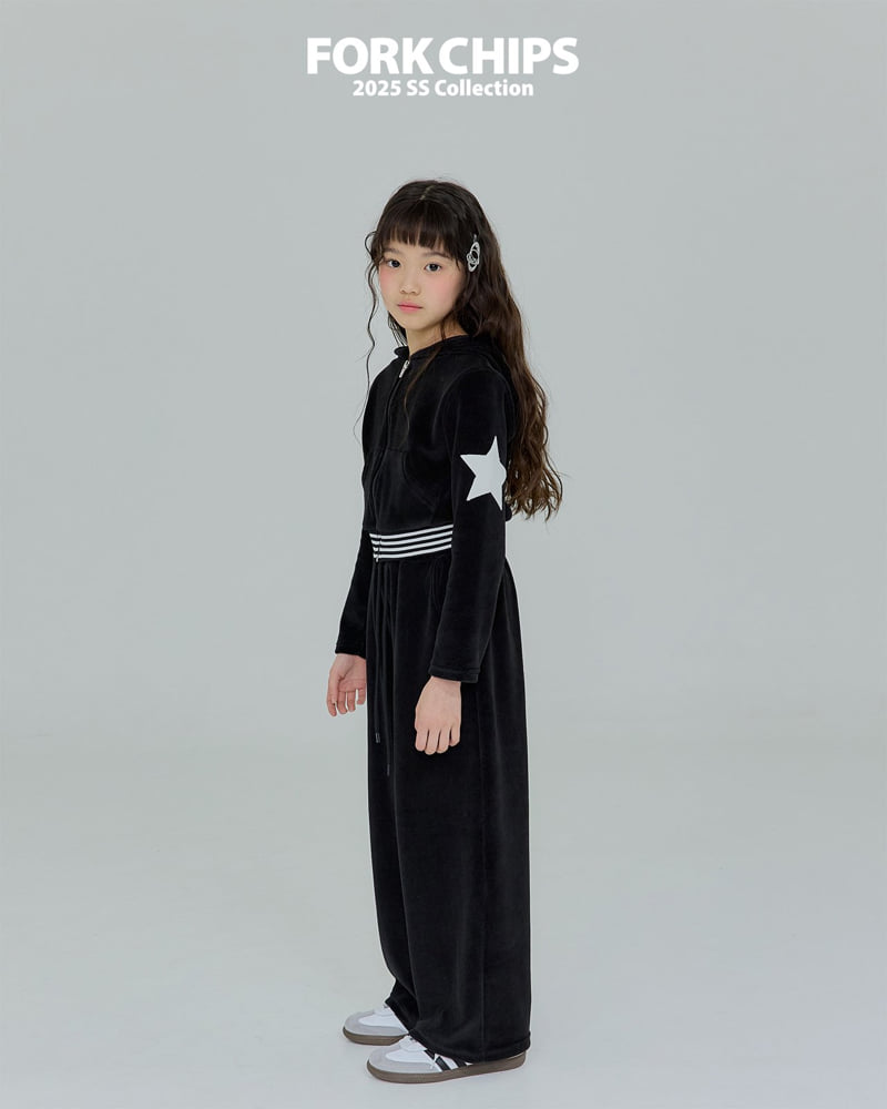 Fork Chips - Korean Children Fashion - #childrensboutique - Racing Hood Zip-up Jacket - 9