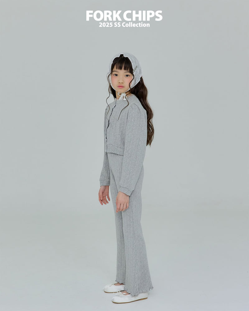 Fork Chips - Korean Children Fashion - #childrensboutique - Shine Wave Leggings - 11