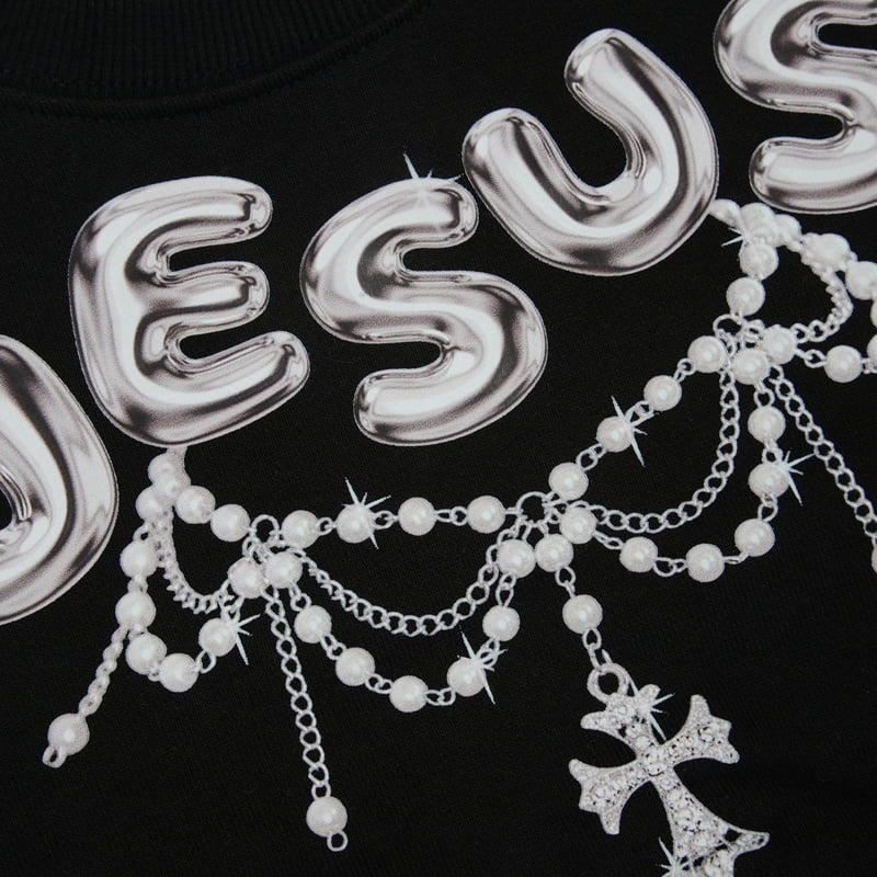 Fork Chips - Korean Children Fashion - #designkidswear - Jesus Sweatshirts - 6
