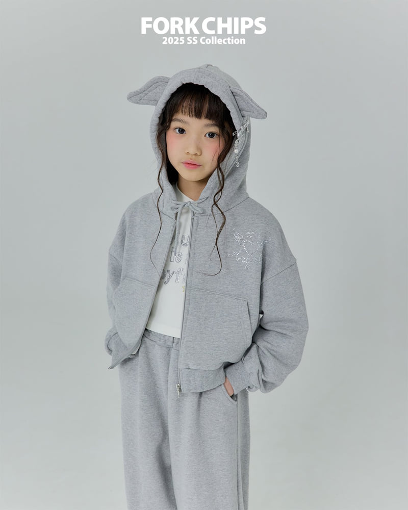 Fork Chips - Korean Children Fashion - #designkidswear - Angel Jogger Pants - 9