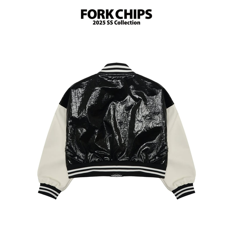 Fork Chips - Korean Children Fashion - #childrensboutique - Pony Baseball Jacket - 4