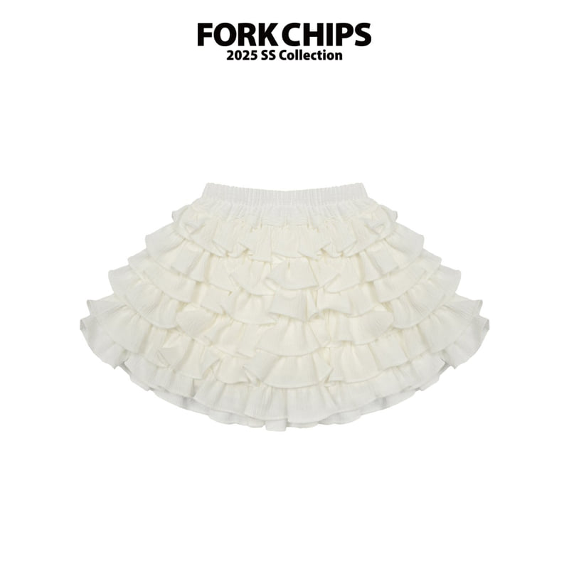 Fork Chips - Korean Children Fashion - #discoveringself - Rosy Cancan Skirt - 3