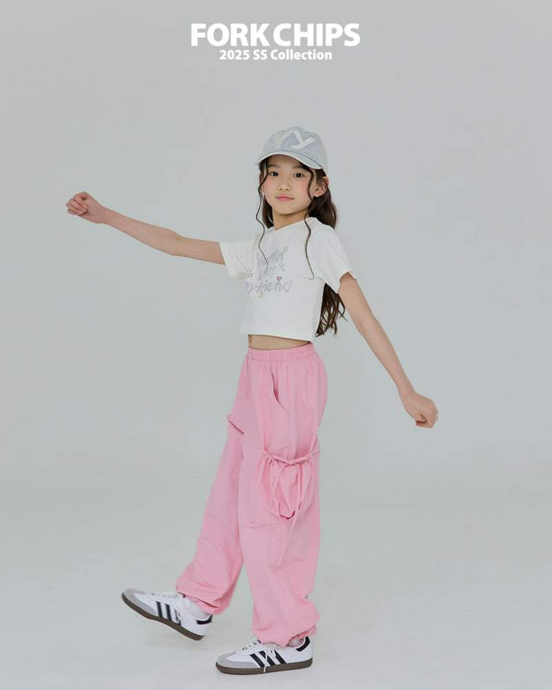Fork Chips - Korean Children Fashion - #discoveringself - Lily Pocket Pants