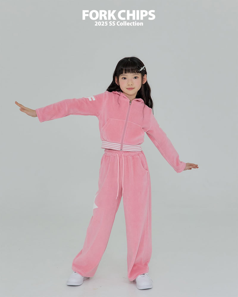 Fork Chips - Korean Children Fashion - #discoveringself - Racing Hood Zip-up Jacket - 11