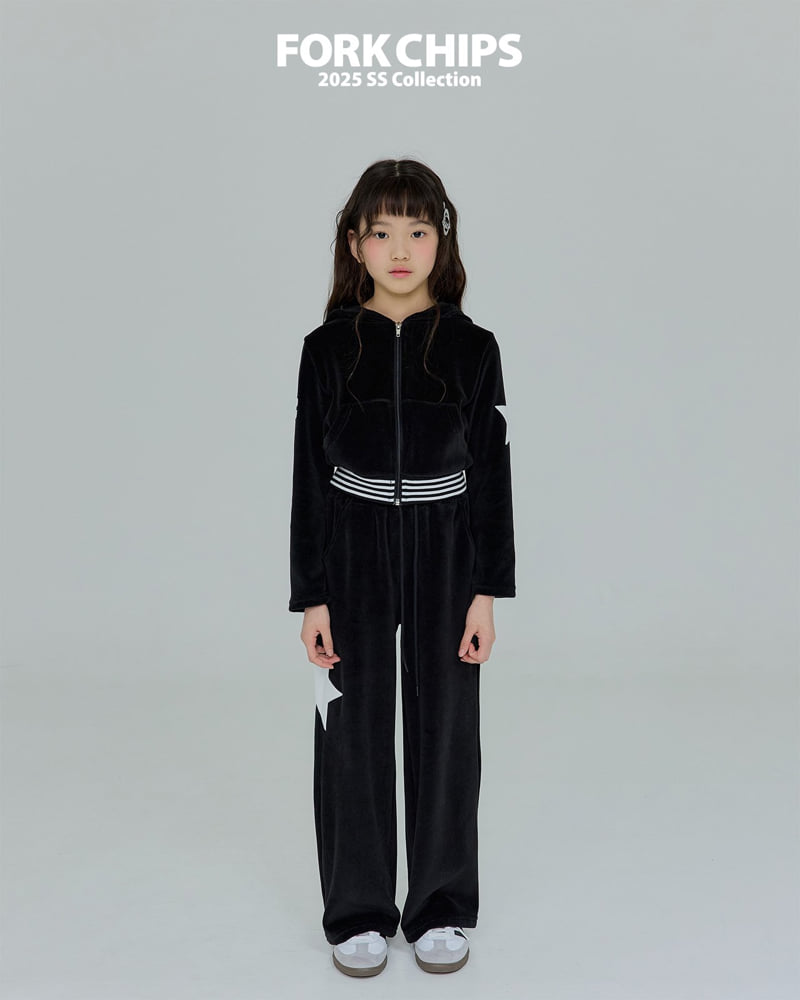 Fork Chips - Korean Children Fashion - #discoveringself - Racing Wide Pants - 10