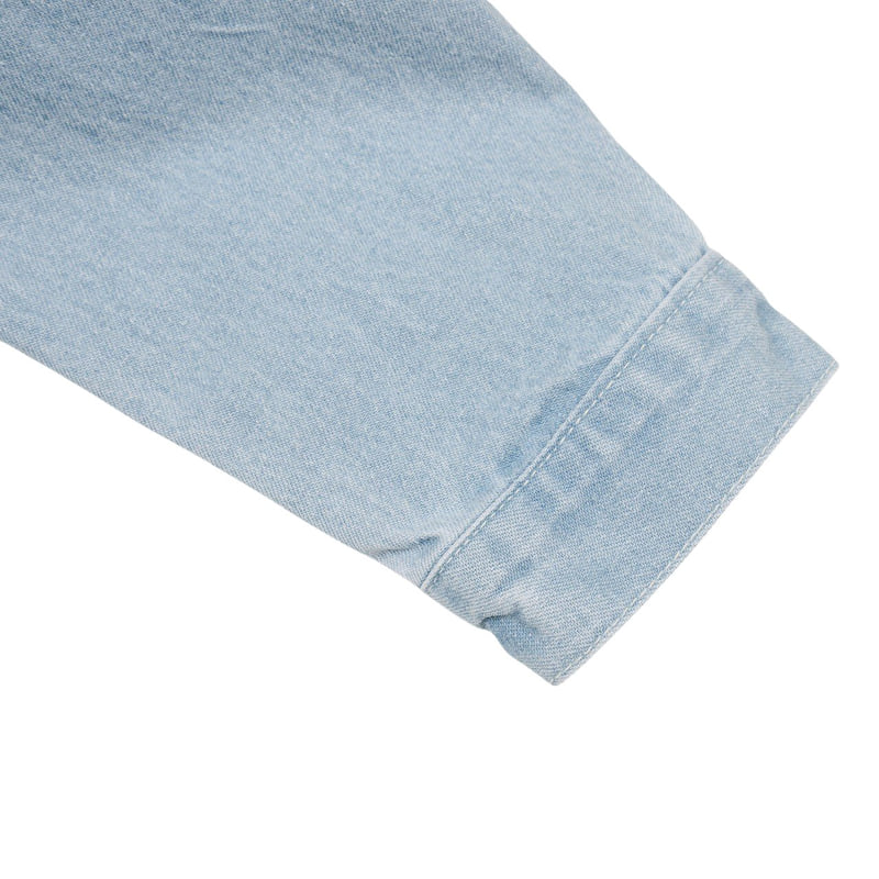 Fork Chips - Korean Children Fashion - #discoveringself - Hippie Denim Blouse - 8