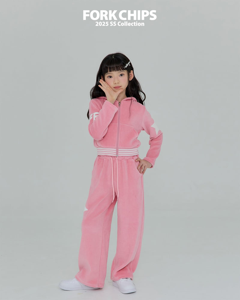 Fork Chips - Korean Children Fashion - #fashionkids - Racing Wide Pants - 11