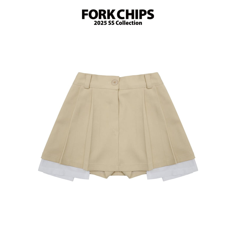 Fork Chips - Korean Children Fashion - #fashionkids - Frill Skirt - 2