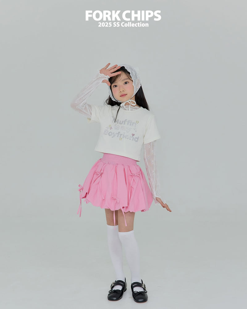Fork Chips - Korean Children Fashion - #fashionkids - Candy Balloon Skirt - 10