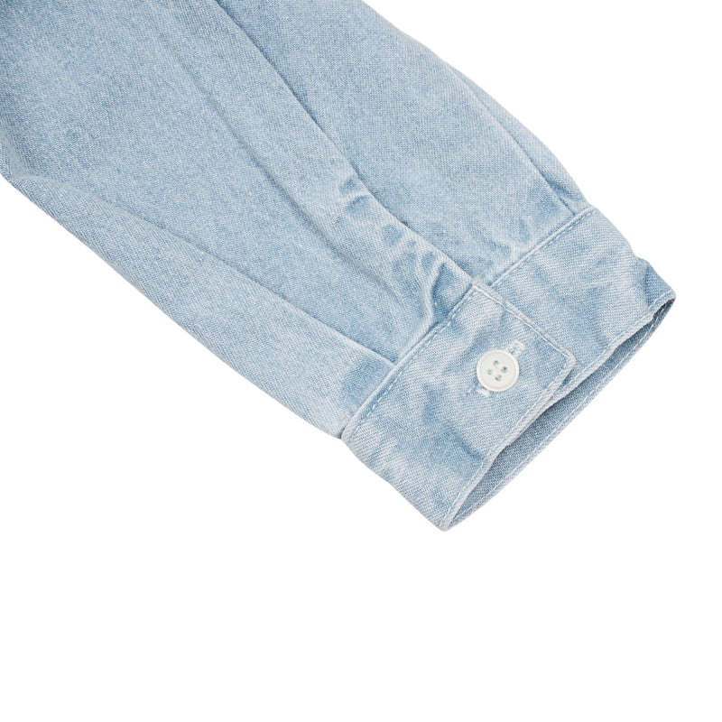 Fork Chips - Korean Children Fashion - #fashionkids - Hippie Denim Blouse - 9