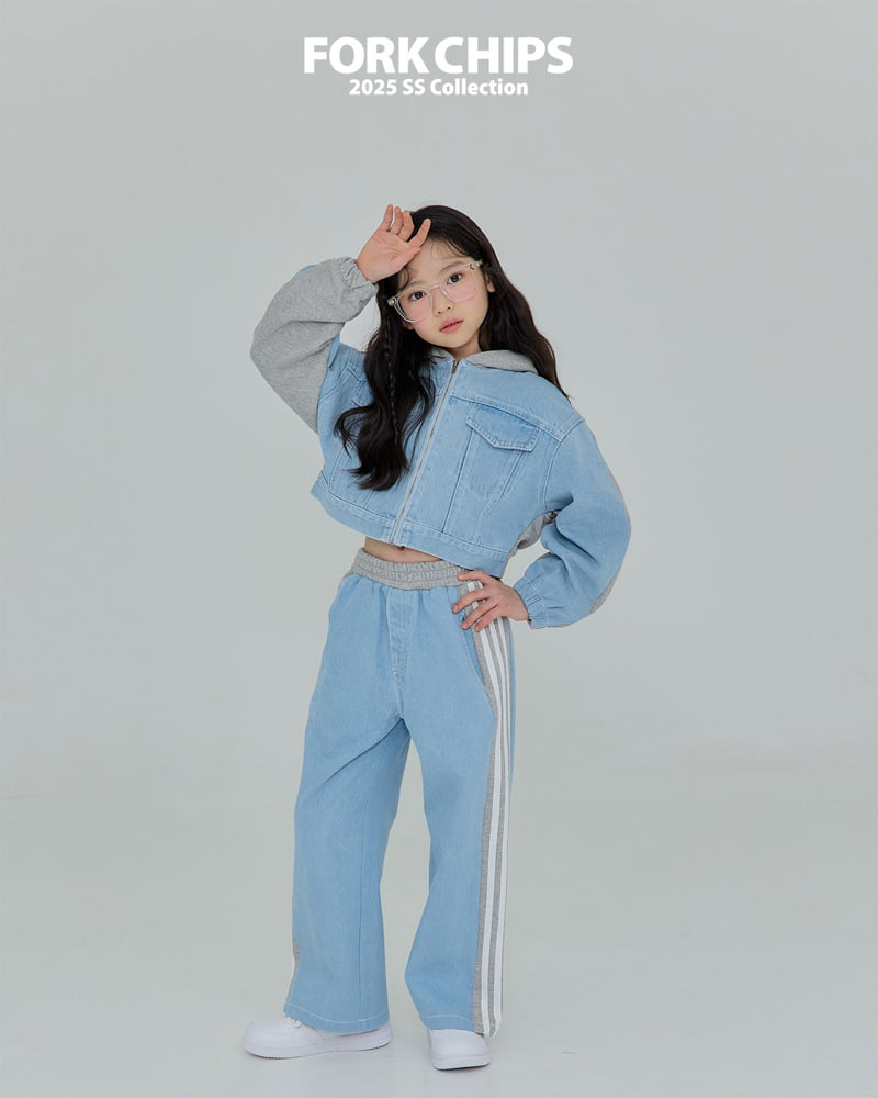 Fork Chips - Korean Children Fashion - #kidsshorts - Bless Mix Pants - 7