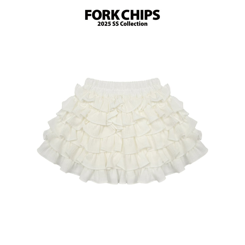 Fork Chips - Korean Children Fashion - #kidsshorts - Rosy Cancan Skirt - 5
