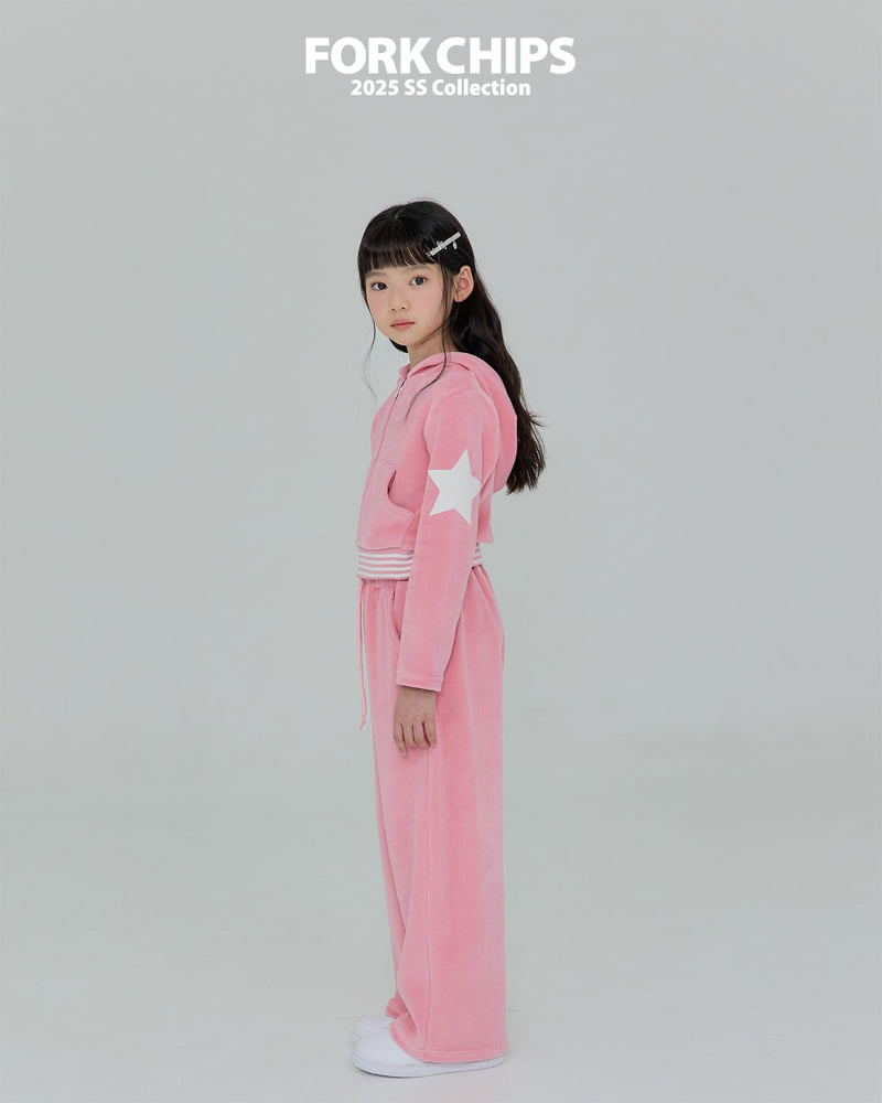Fork Chips - Korean Children Fashion - #kidsshorts - Racing Wide Pants - 12