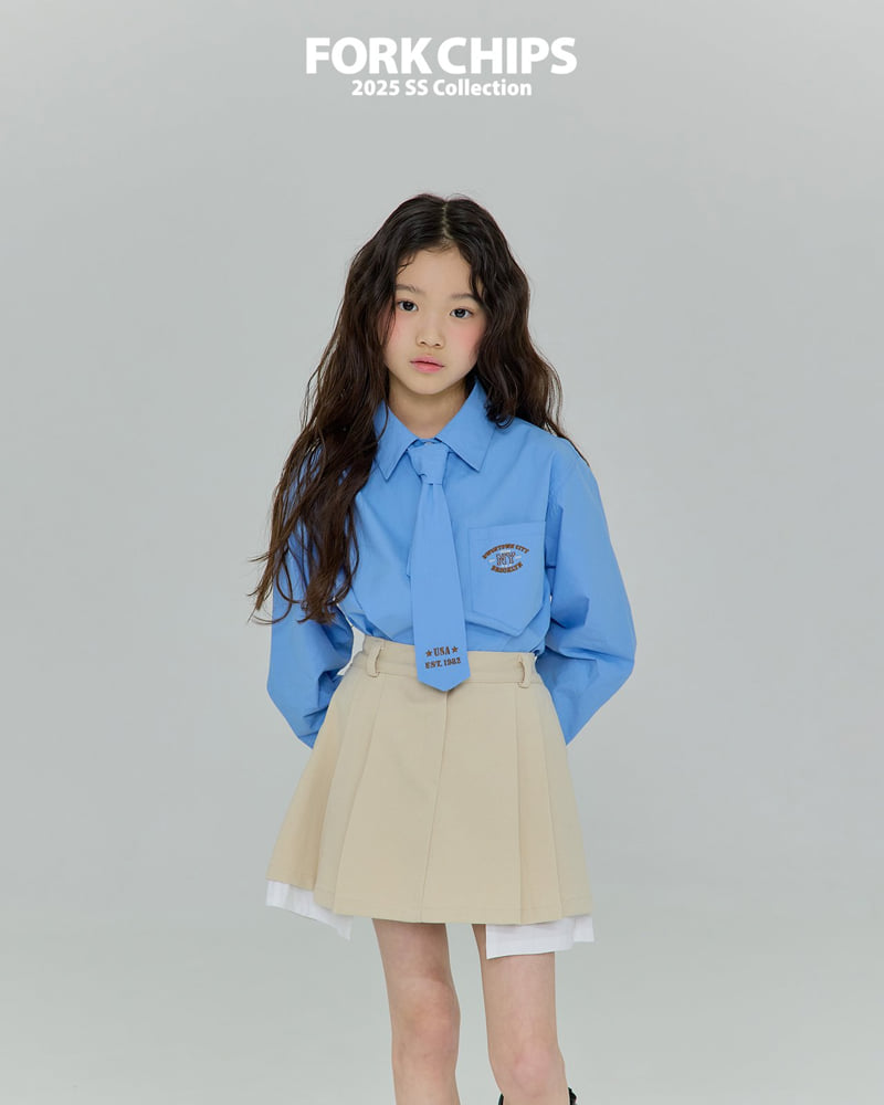 Fork Chips - Korean Children Fashion - #kidsshorts - Brooklyn Shirt - 9