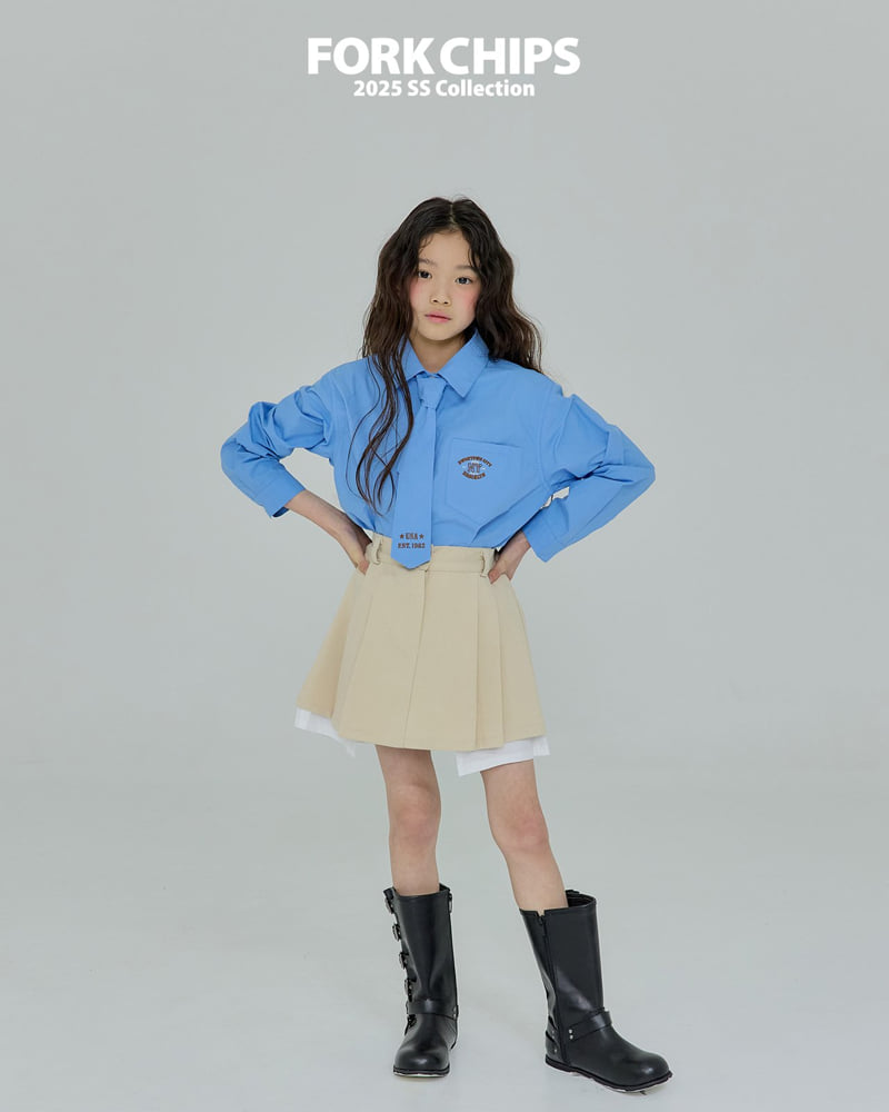 Fork Chips - Korean Children Fashion - #kidsshorts - Brooklyn Tie - 8