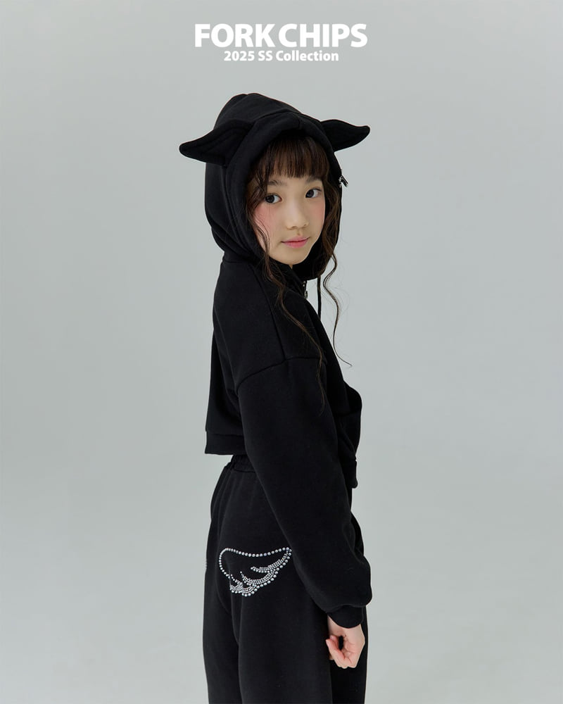 Fork Chips - Korean Children Fashion - #kidsshorts - Angel Jogger Pants - 12