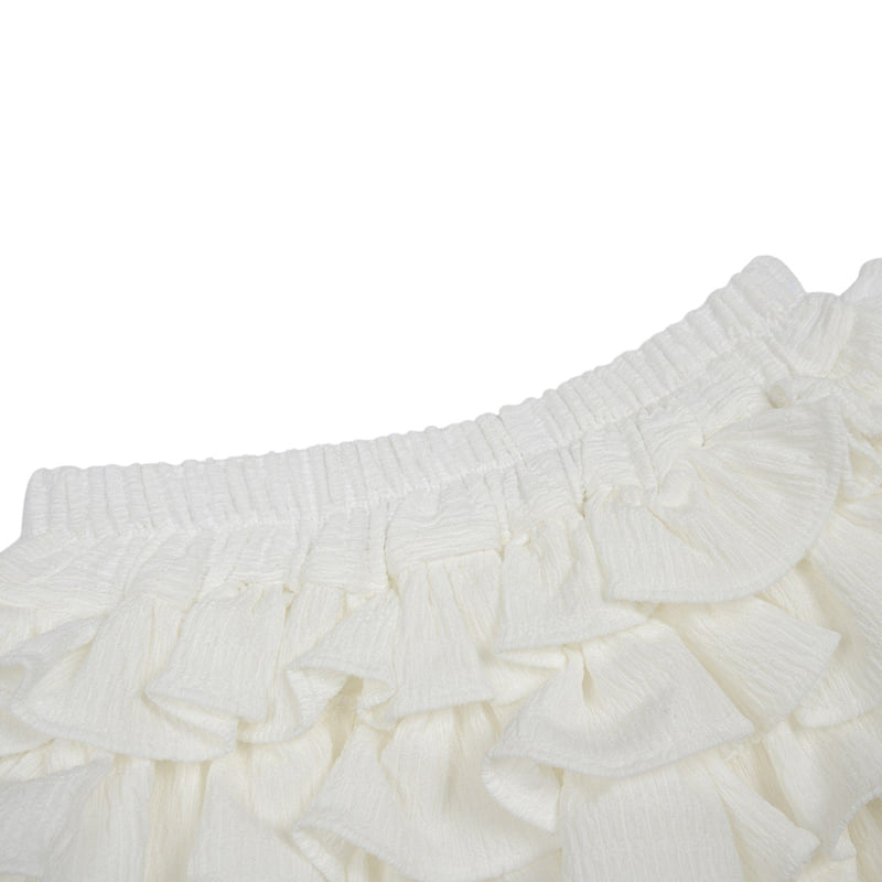 Fork Chips - Korean Children Fashion - #kidsstore - Rosy Cancan Skirt - 6