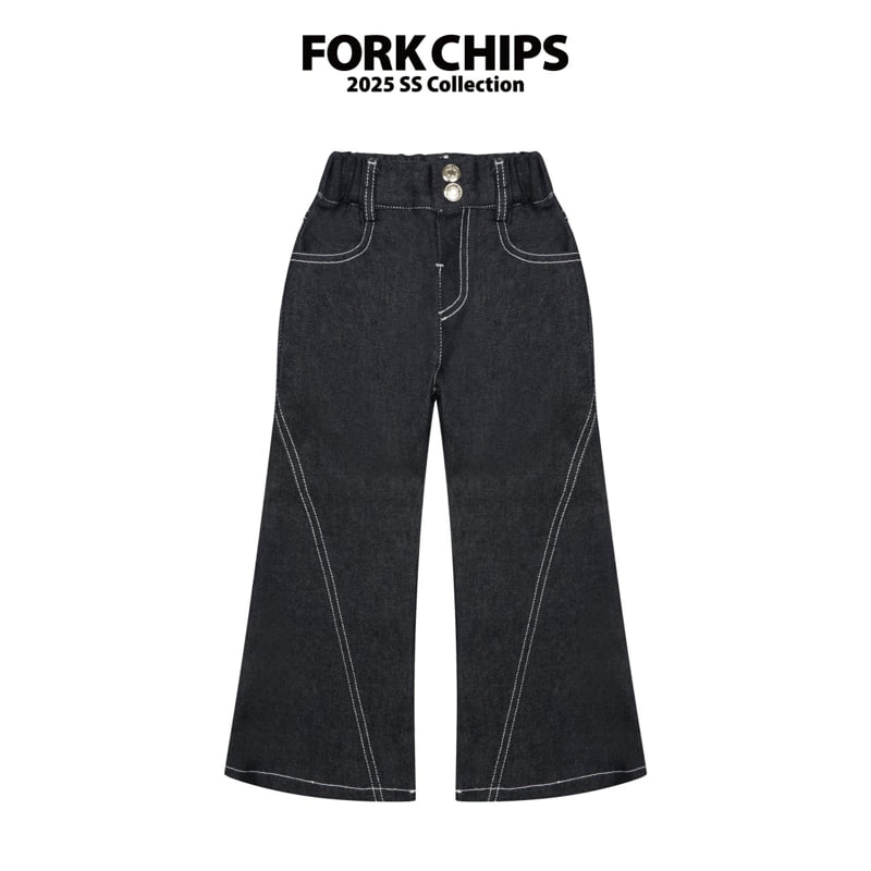 Fork Chips - Korean Children Fashion - #kidsstore - Rain Bootcut Pants
