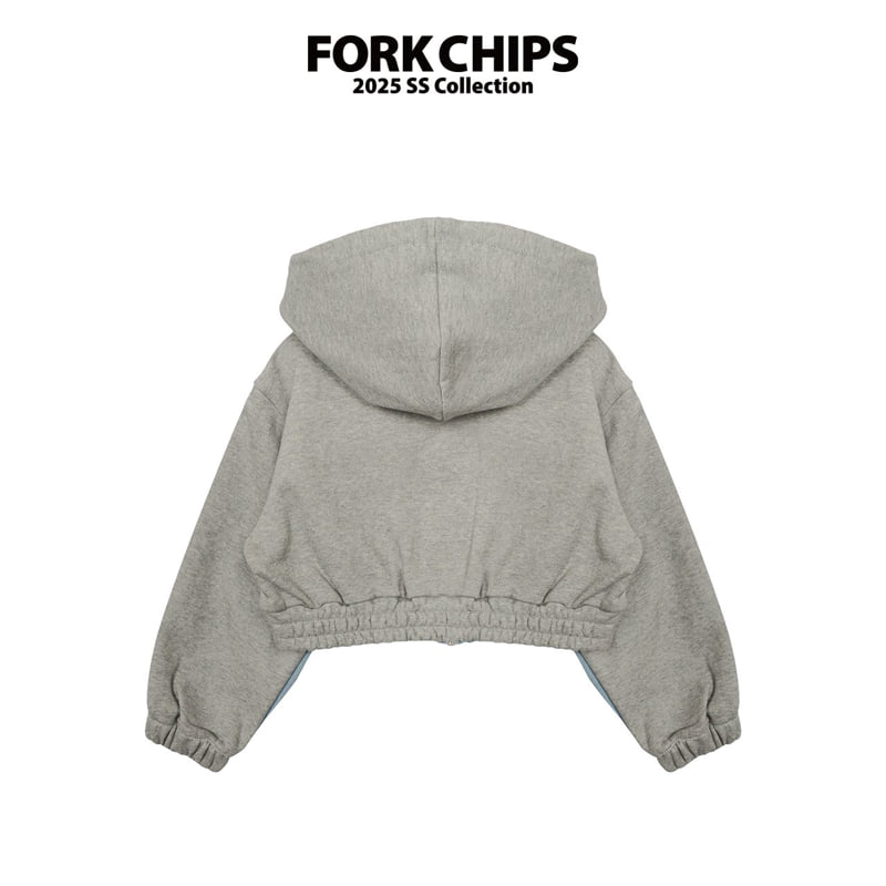 Fork Chips - Korean Children Fashion - #kidsstore - Bless Hood Zip-up Jacket - 3