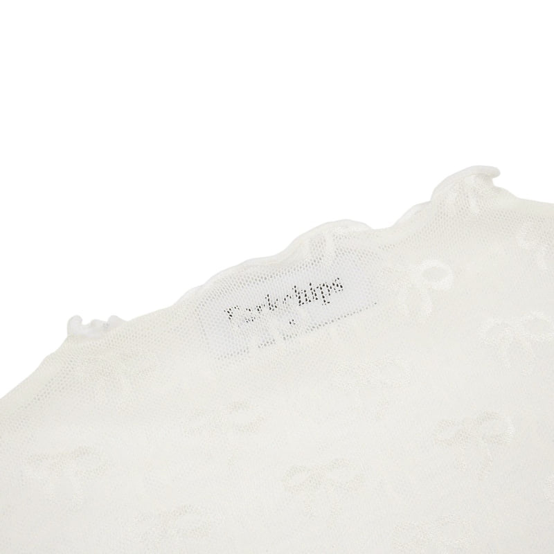 Fork Chips - Korean Children Fashion - #kidzfashiontrend - Ribbon Layered Tee - 6