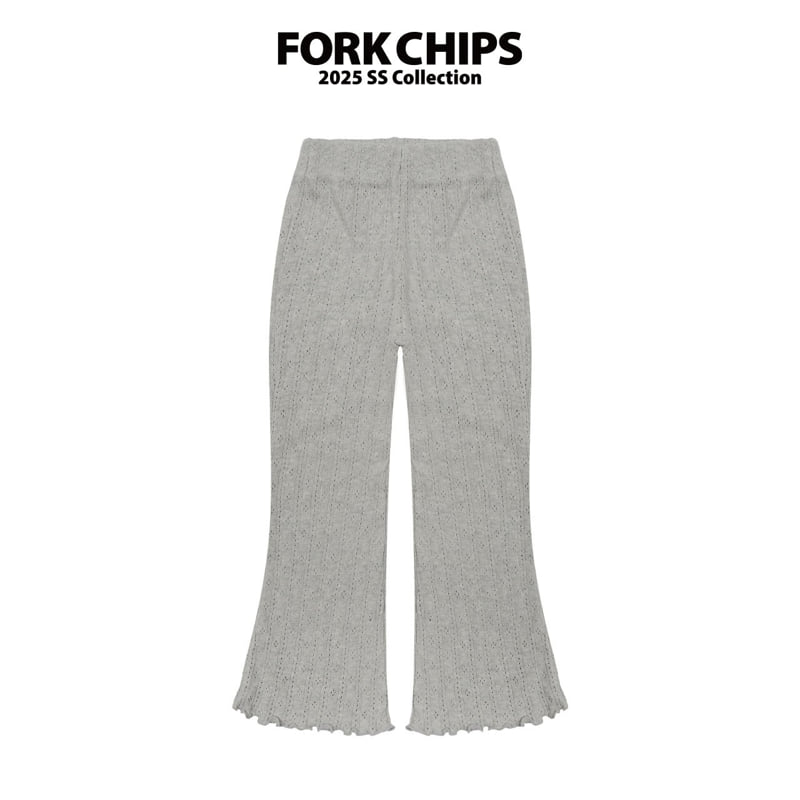 Fork Chips - Korean Children Fashion - #kidzfashiontrend - Shine Wave Leggings