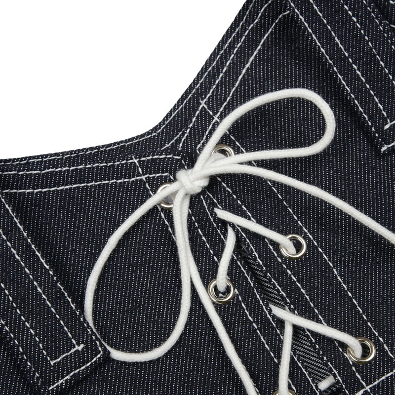 Fork Chips - Korean Children Fashion - #littlefashionista - Rain Love Suspenders Top - 5