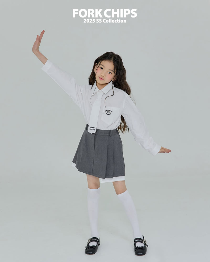 Fork Chips - Korean Children Fashion - #littlefashionista - Brooklyn Tie - 12