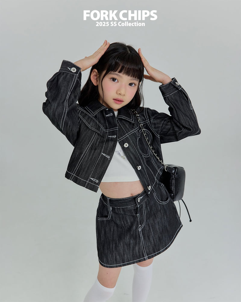 Fork Chips - Korean Children Fashion - #littlefashionista - Windy Heart Jacket - 10