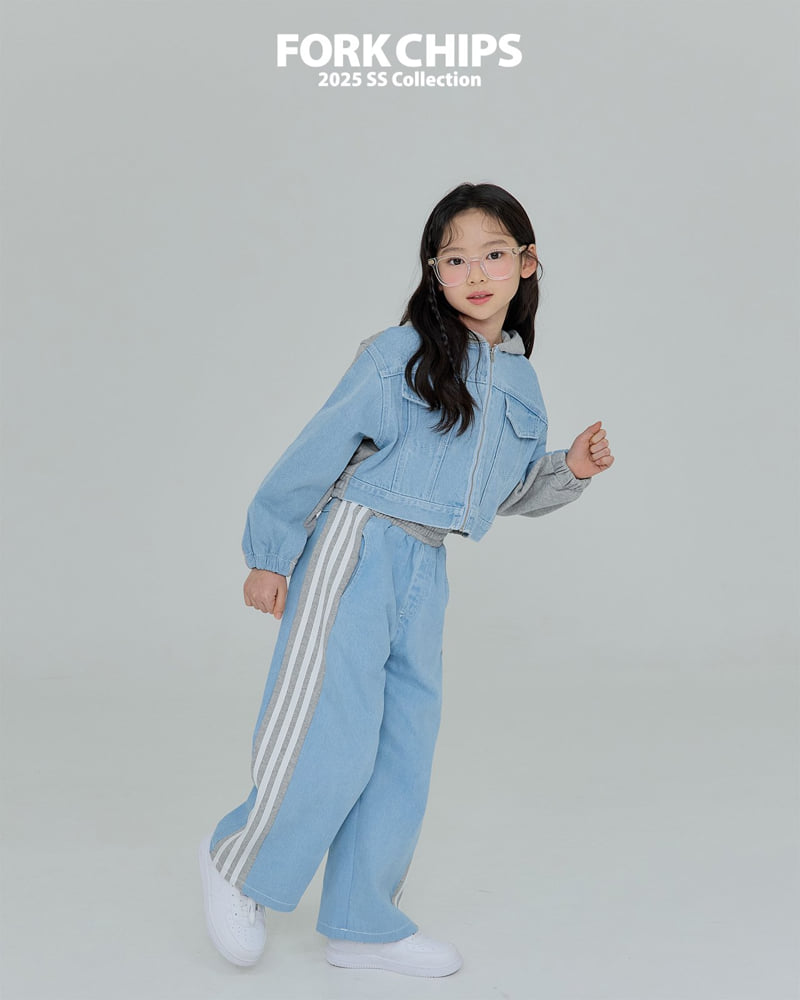 Fork Chips - Korean Children Fashion - #magicofchildhood - Bless Mix Pants - 12