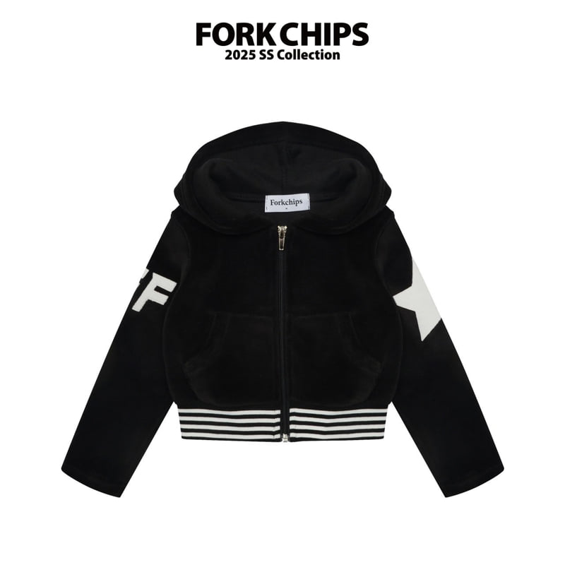 Fork Chips - Korean Children Fashion - #littlefashionista - Racing Hood Zip-up Jacket - 4