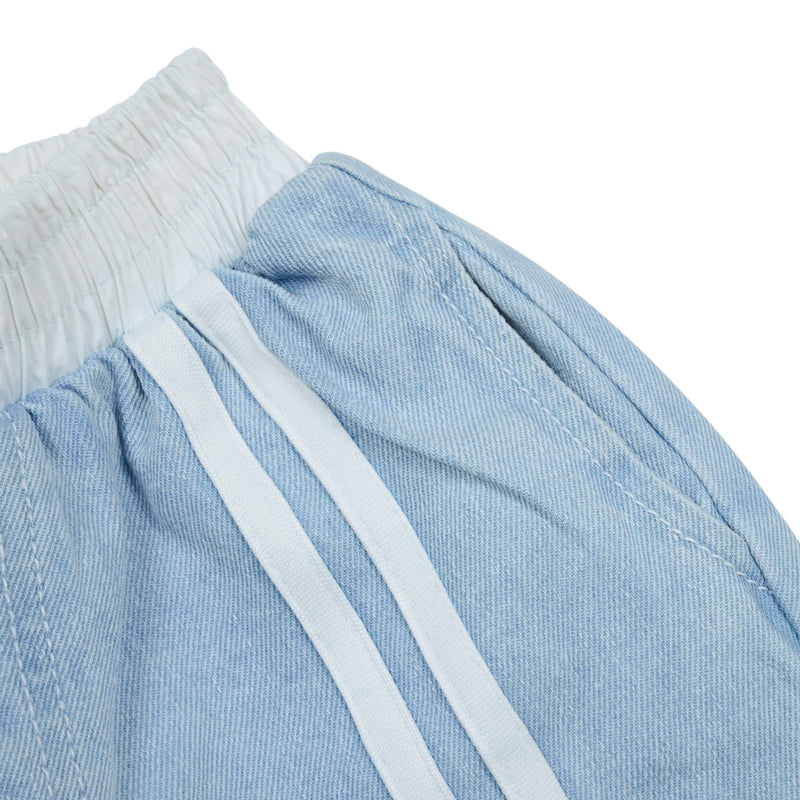 Fork Chips - Korean Children Fashion - #magicofchildhood - Curve Denim Pants - 5
