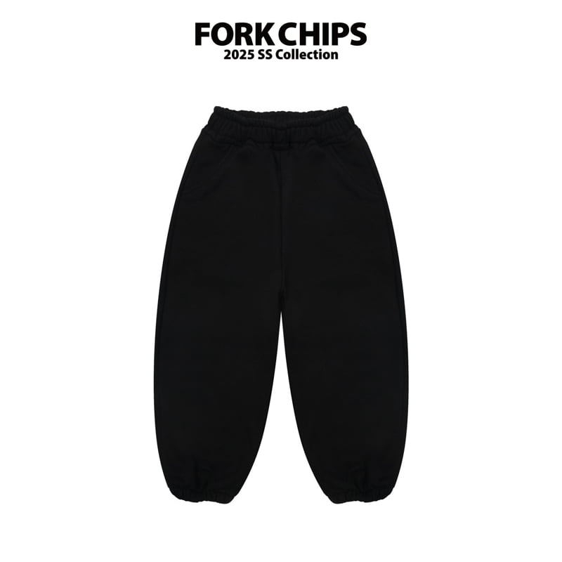 Fork Chips - Korean Children Fashion - #magicofchildhood - Angel Jogger Pants