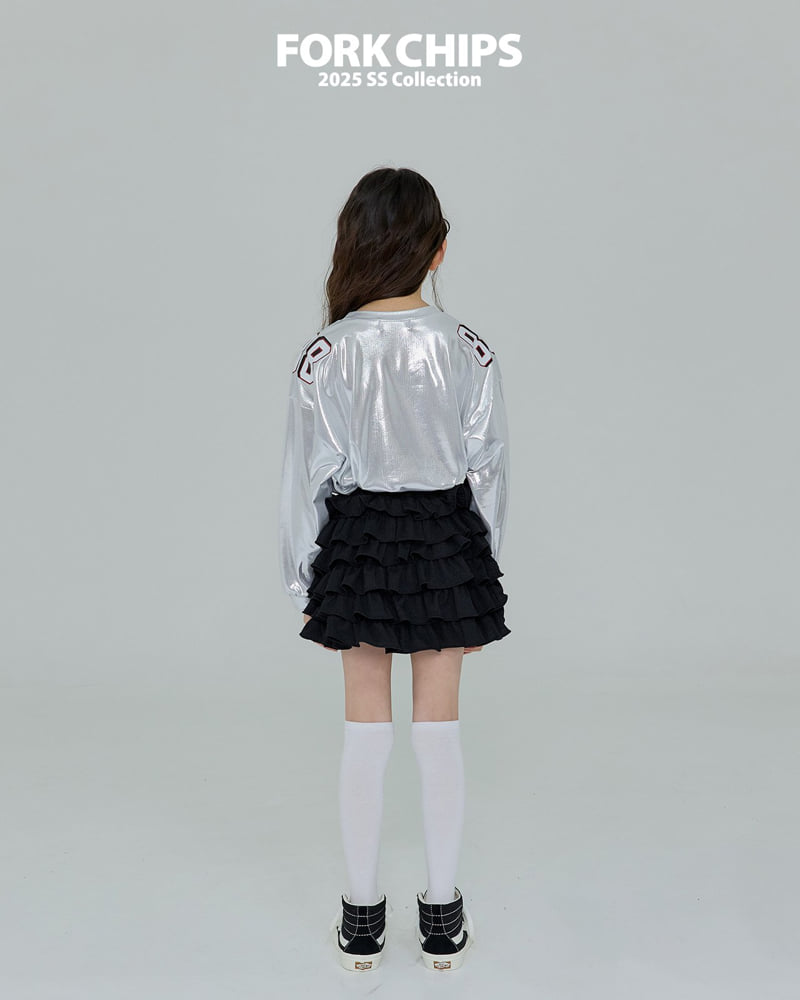 Fork Chips - Korean Children Fashion - #minifashionista - 88 Tee - 12