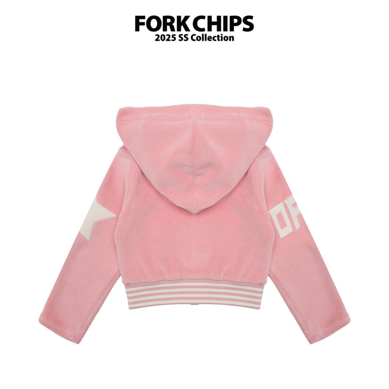 Fork Chips - Korean Children Fashion - #minifashionista - Racing Hood Zip-up Jacket - 5
