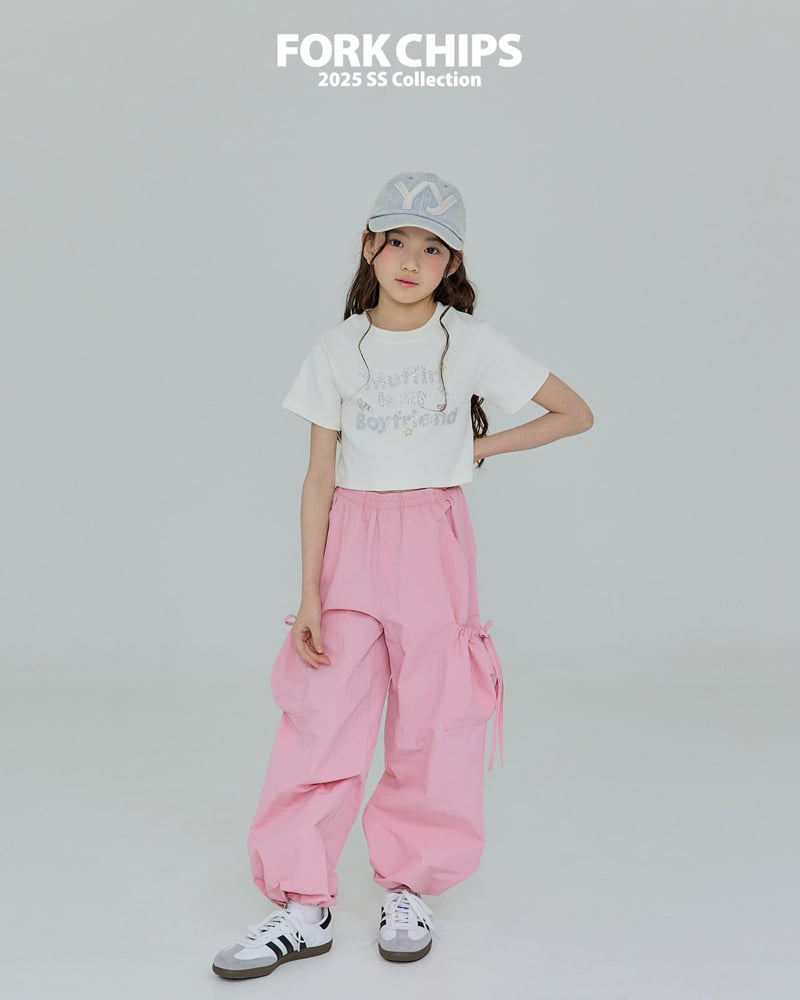 Fork Chips - Korean Children Fashion - #prettylittlegirls - Lily Pocket Pants - 10