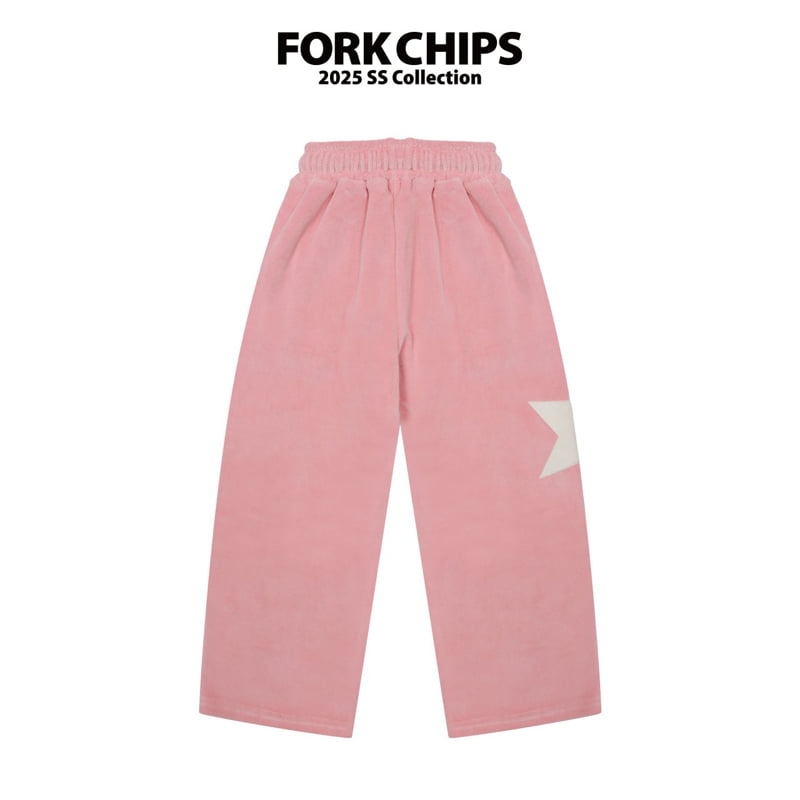Fork Chips - Korean Children Fashion - #prettylittlegirls - Racing Wide Pants - 5