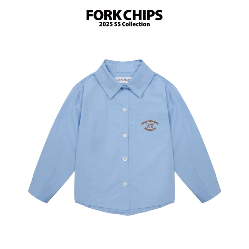 Fork Chips - Korean Children Fashion - #prettylittlegirls - Brooklyn Shirt - 2