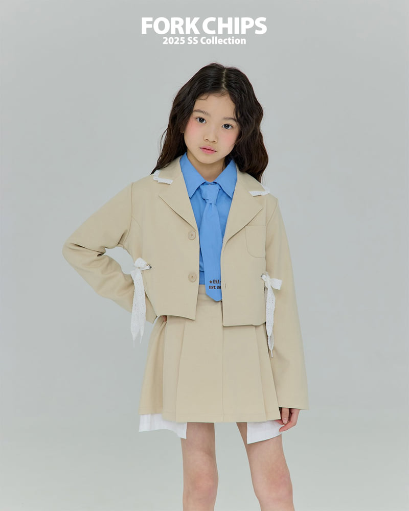 Fork Chips - Korean Children Fashion - #prettylittlegirls - Frill Skirt - 10
